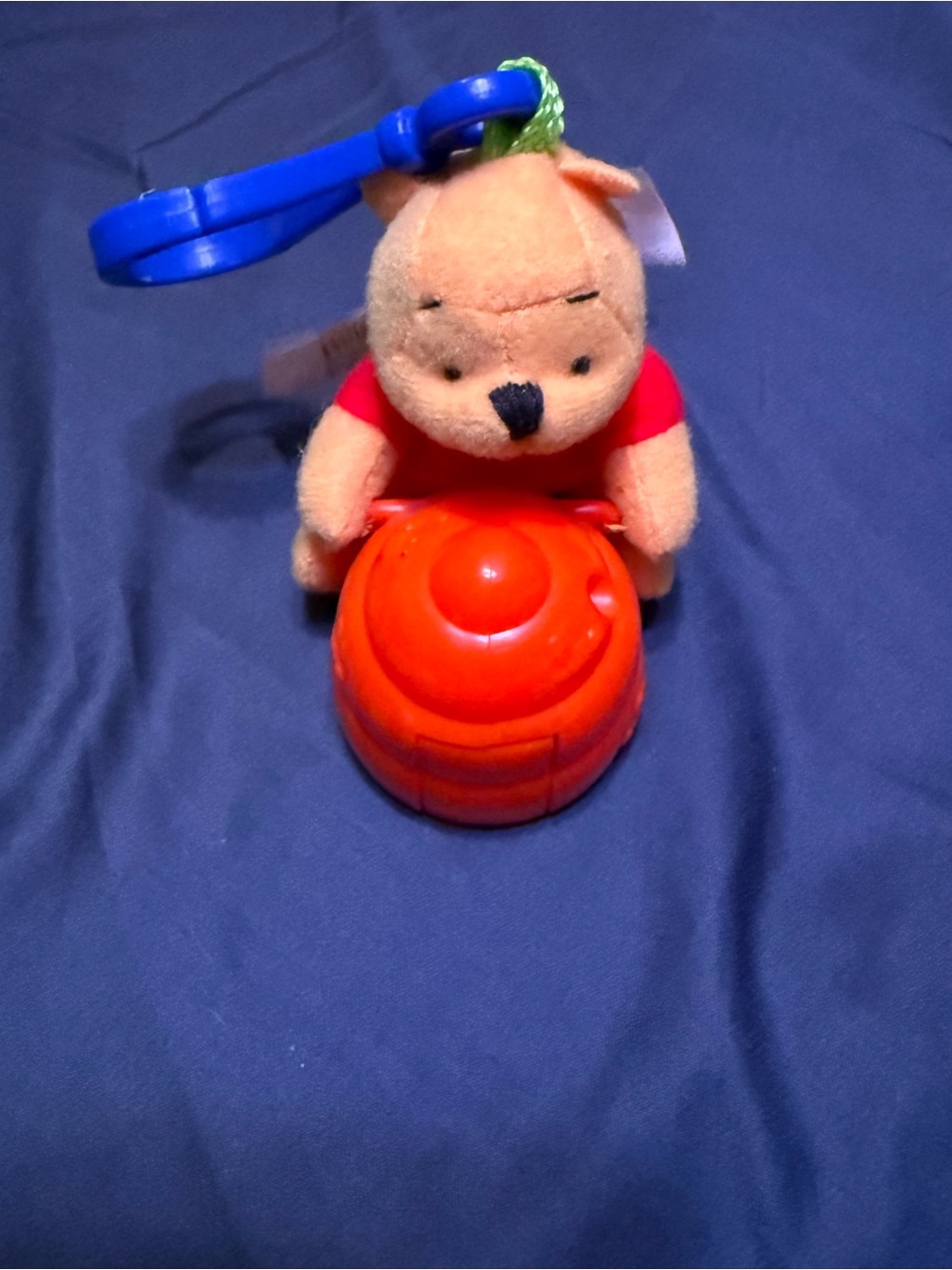 McDonald’s Winnie the Pooh Plush Clip Honey Pot Vintage Disney
